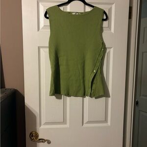 Abercrombie & Fitch Olive Green Tank Top